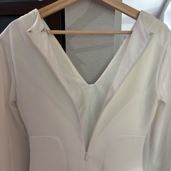 Club Monaco LASHELL A-line Mini Dress - White Size 00 - Picture 6 of 11